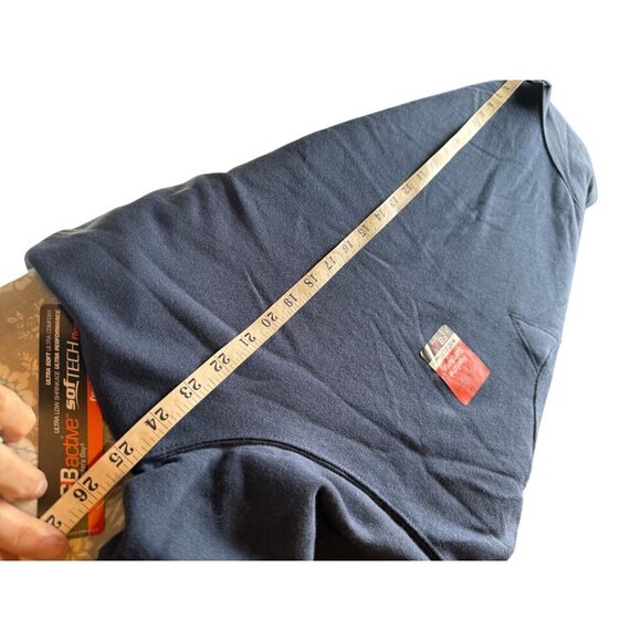 SJ Active Womens Navy Crewneck Sweatshirt SoftTech Fabric 1X NWT - Picture 4 of 8